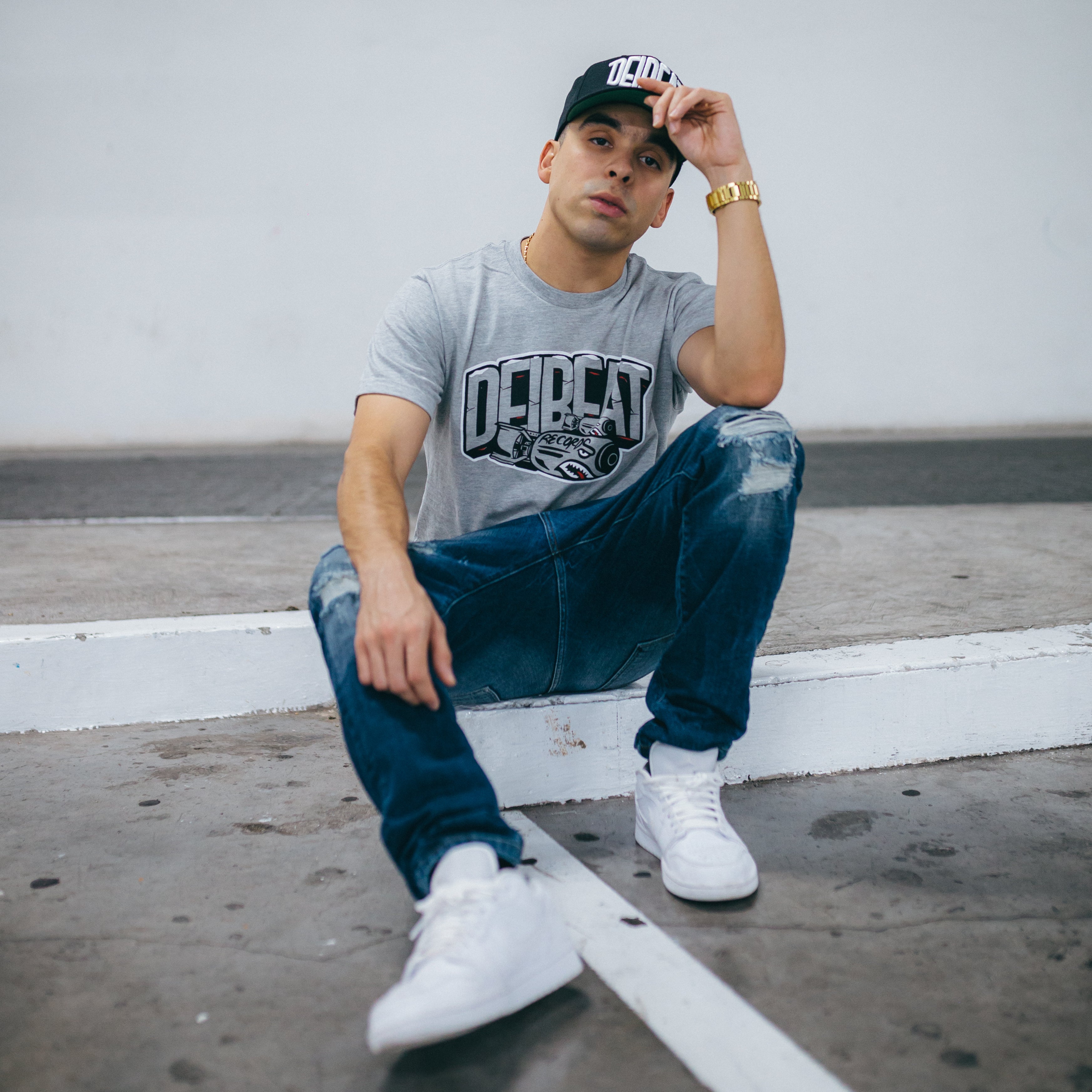 Playera Gris “Deibeat Récords”