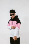 Sudadera Tri Color Rosa